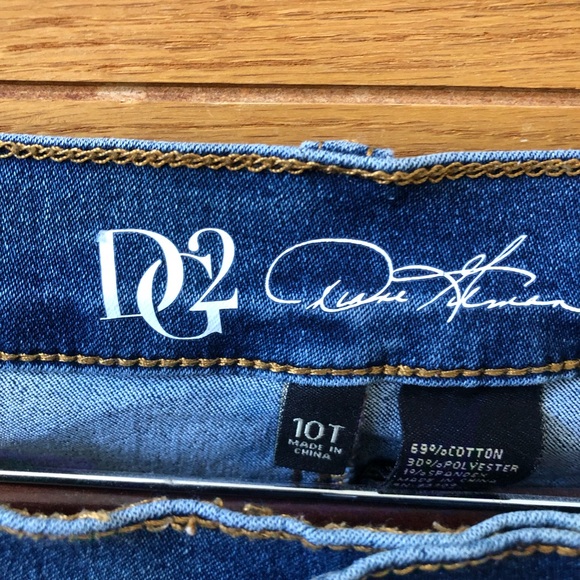 Diane Gilman 2 Peacock embroidered jeans size 10T - Picture 2 of 5